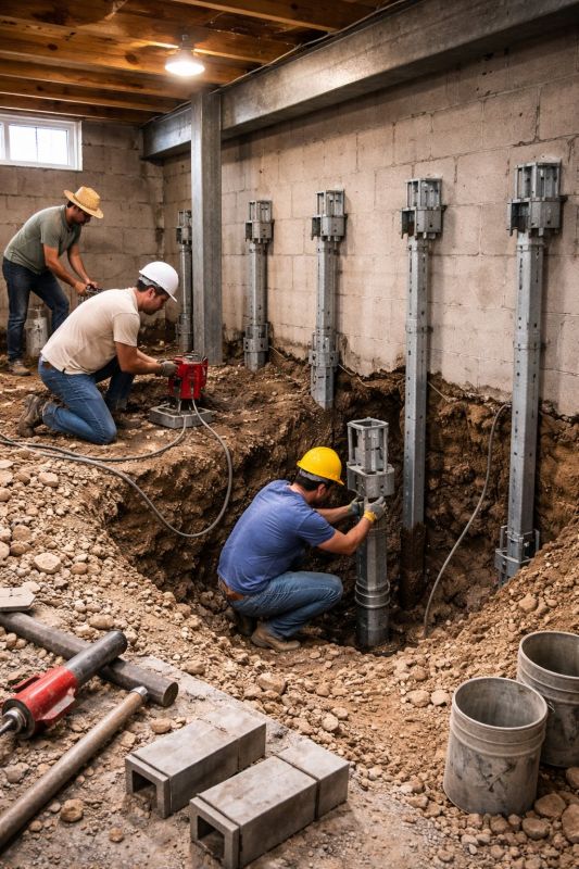 Structural Underpinning in Gainesville, VA