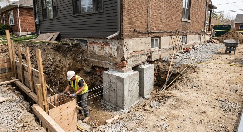 Structural Underpinning in Gainesville, VA