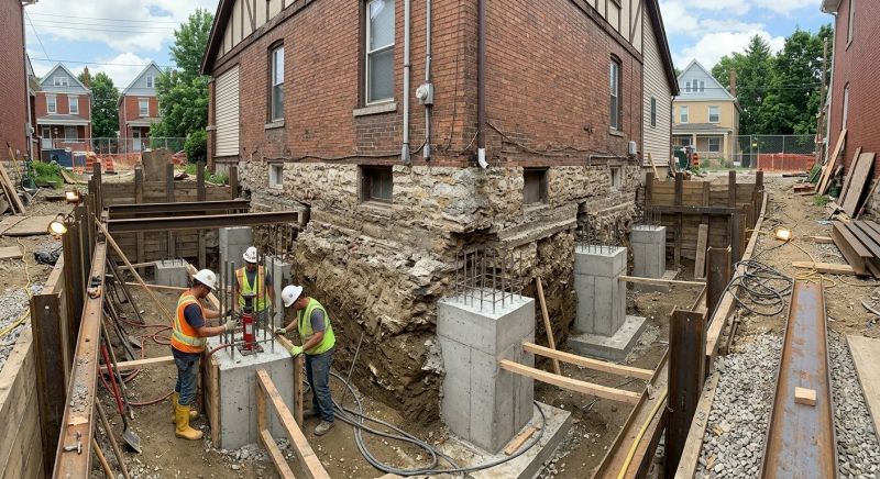 Structural Underpinning in Gainesville, VA